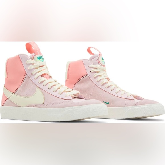 Nike Blazer Mid '77 High Top Shoes SE GS Dance Pink Foam Big Kid - Picture 2 of 9